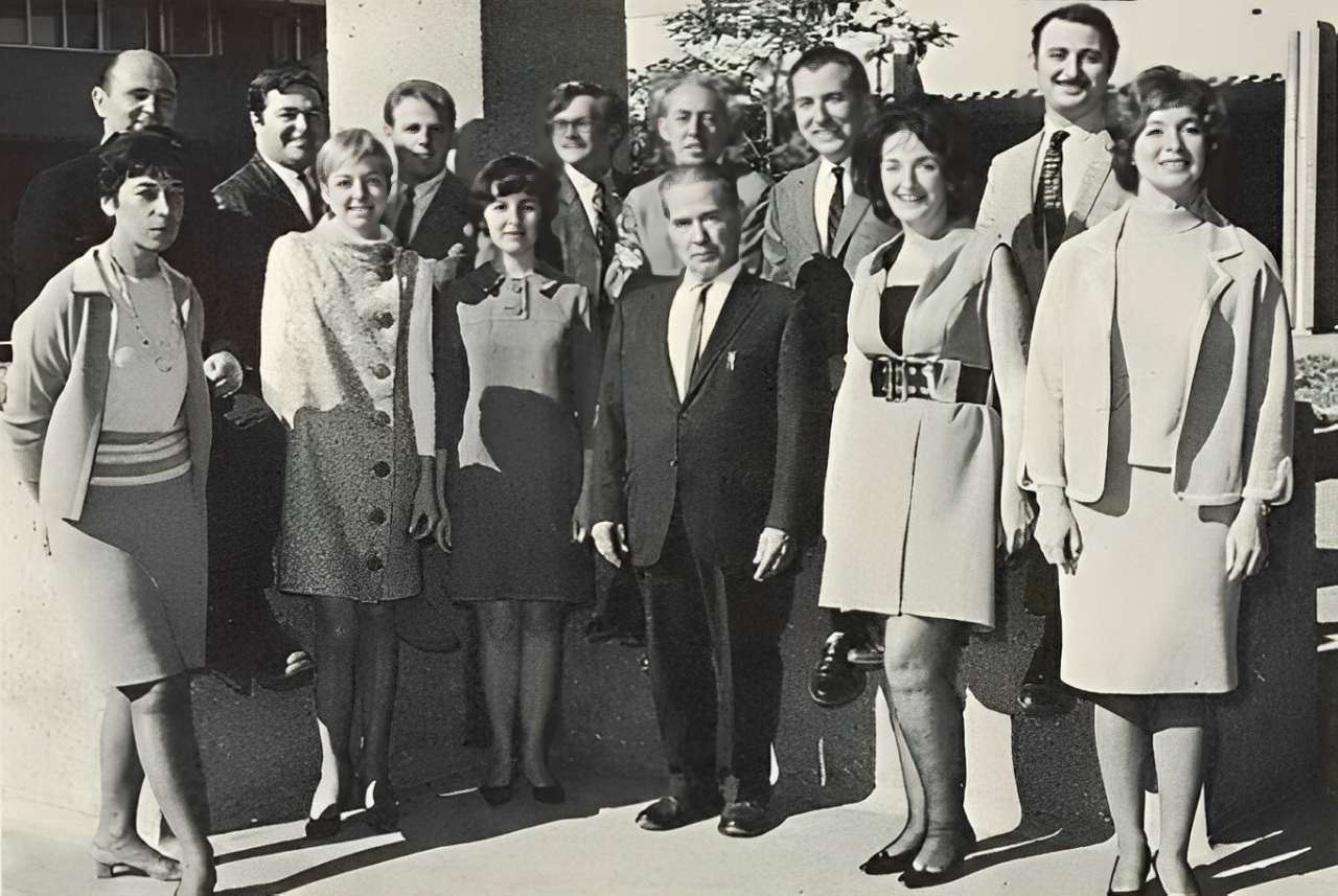 Faculty in 1969
