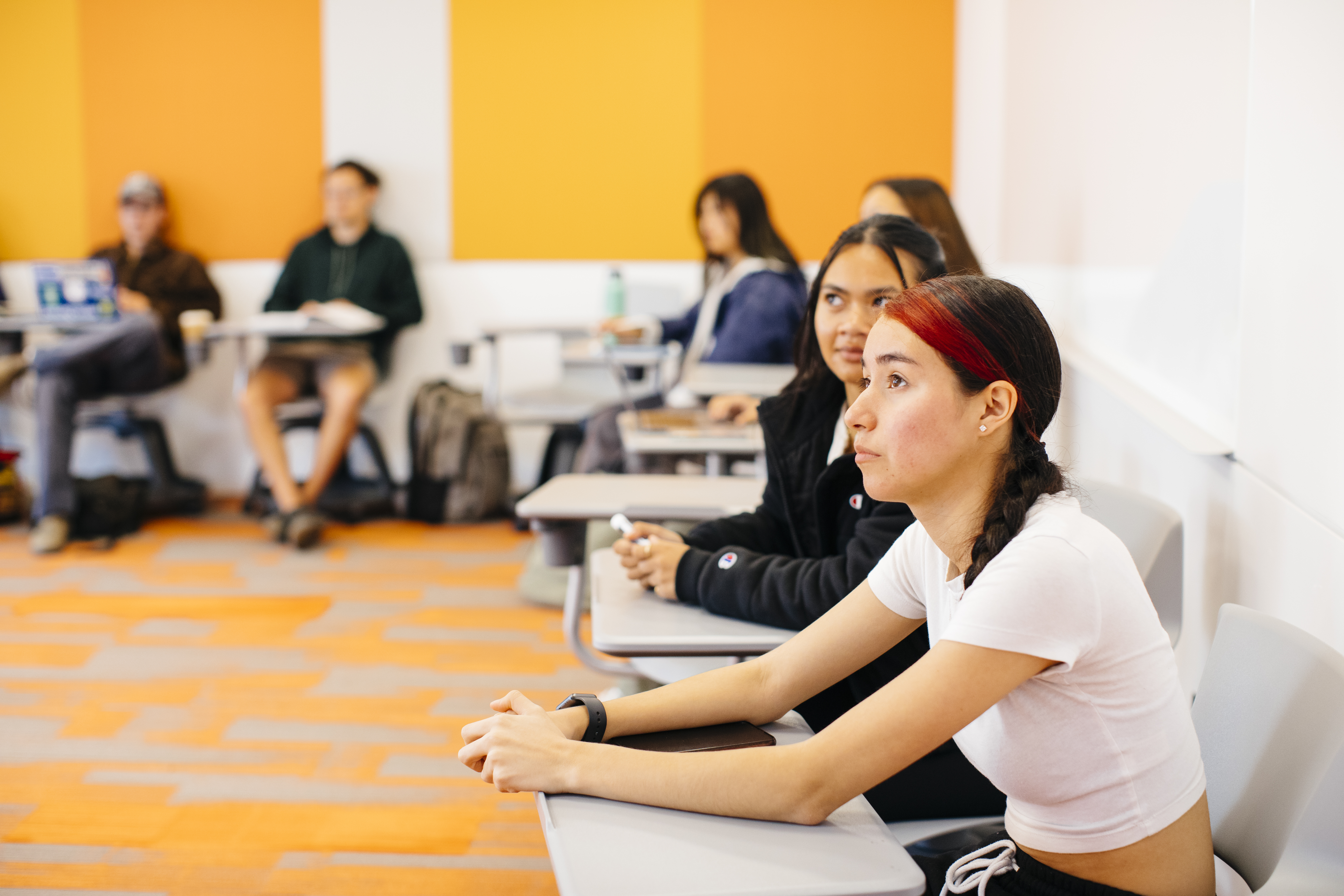 Students in class